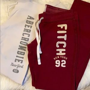 2 A&F sweatpants
